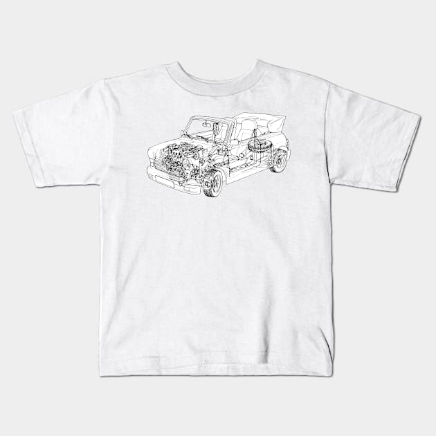 Invisible Austin Kids T-Shirt by imlying